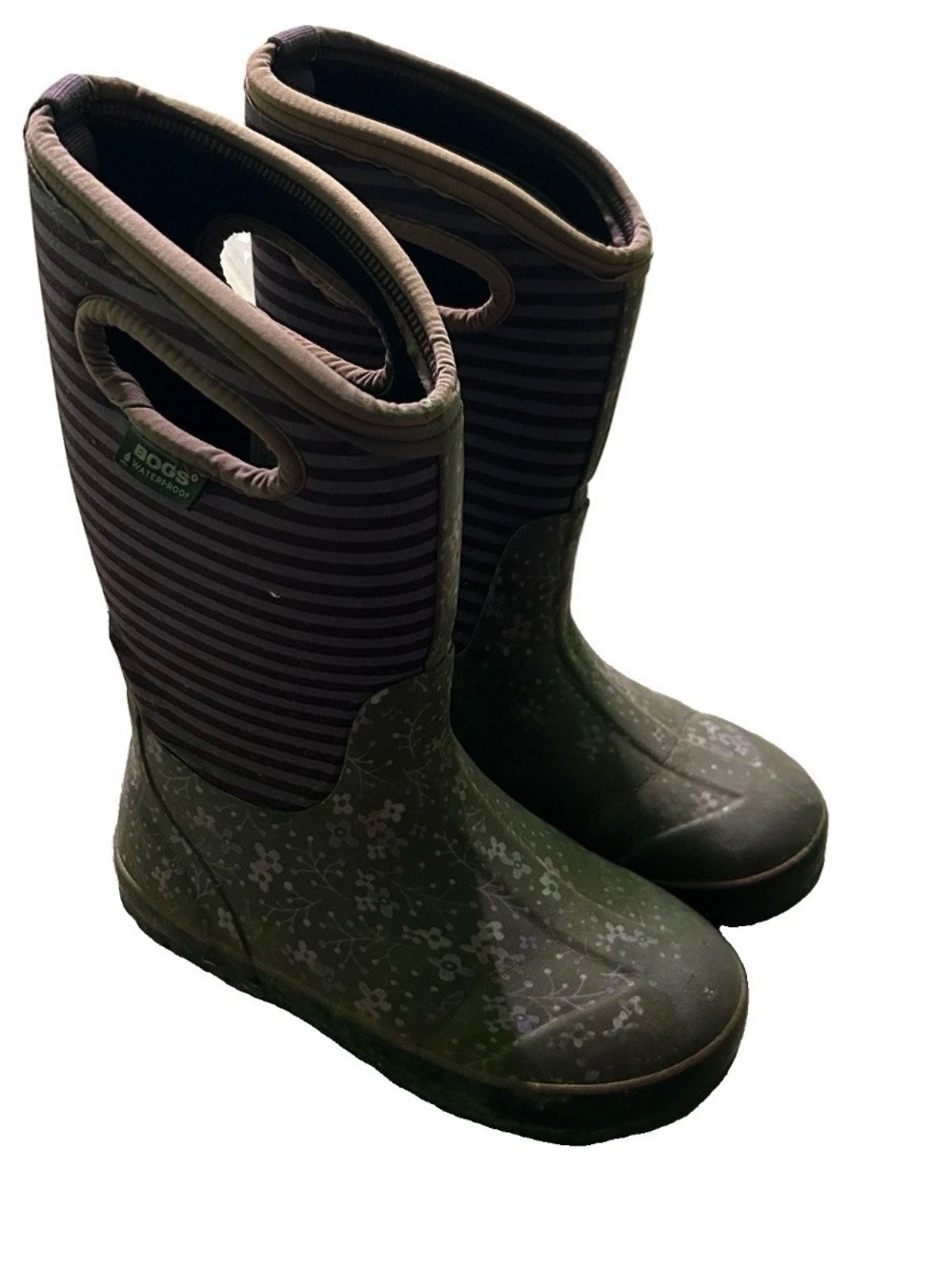 Girls Bogs Neoprene Waterproof Boots Size 3